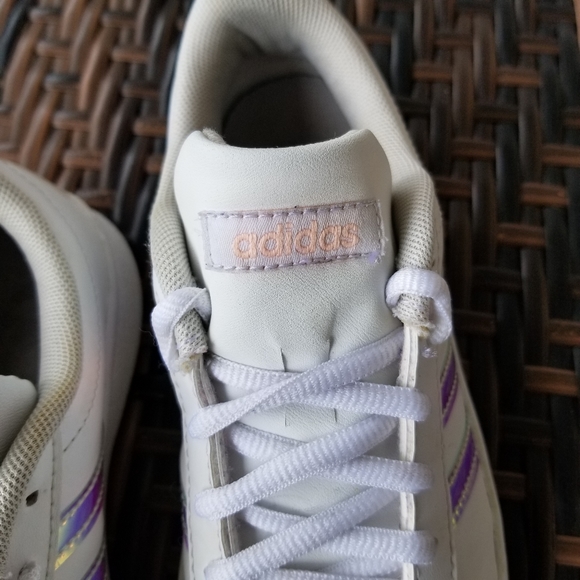 Adidas Grand Court Girl Shoes Sz 2.5 - Picture 5 of 8